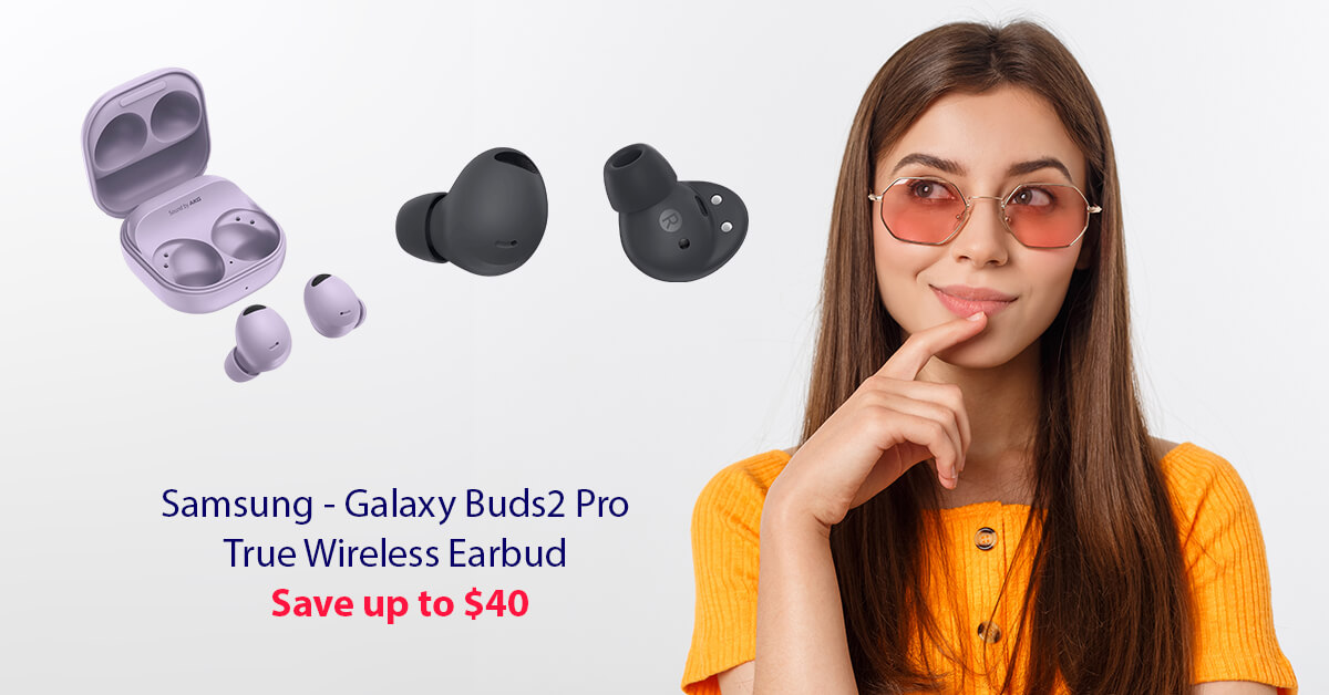 Samsung Galaxy Buds2 Pro True Wireless Earbud-Save up to 40 usd