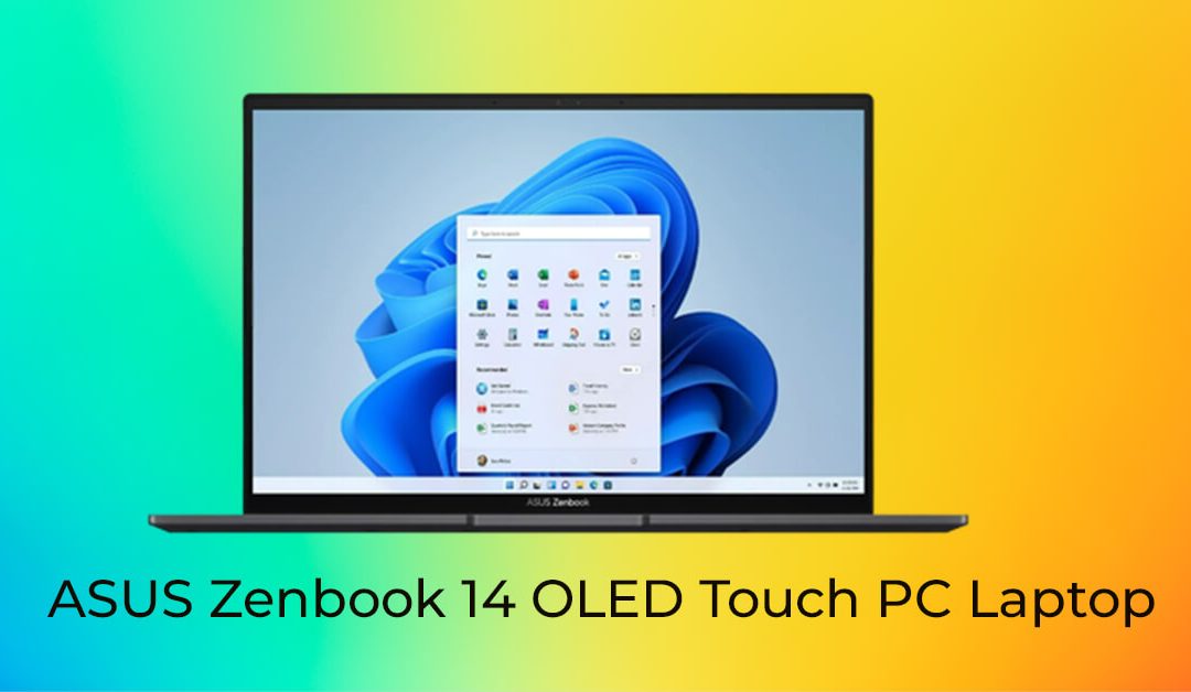 ASUS Zenbook 14  OLED Touch PC Laptop, AMD Ryzen, Windows 11 Home