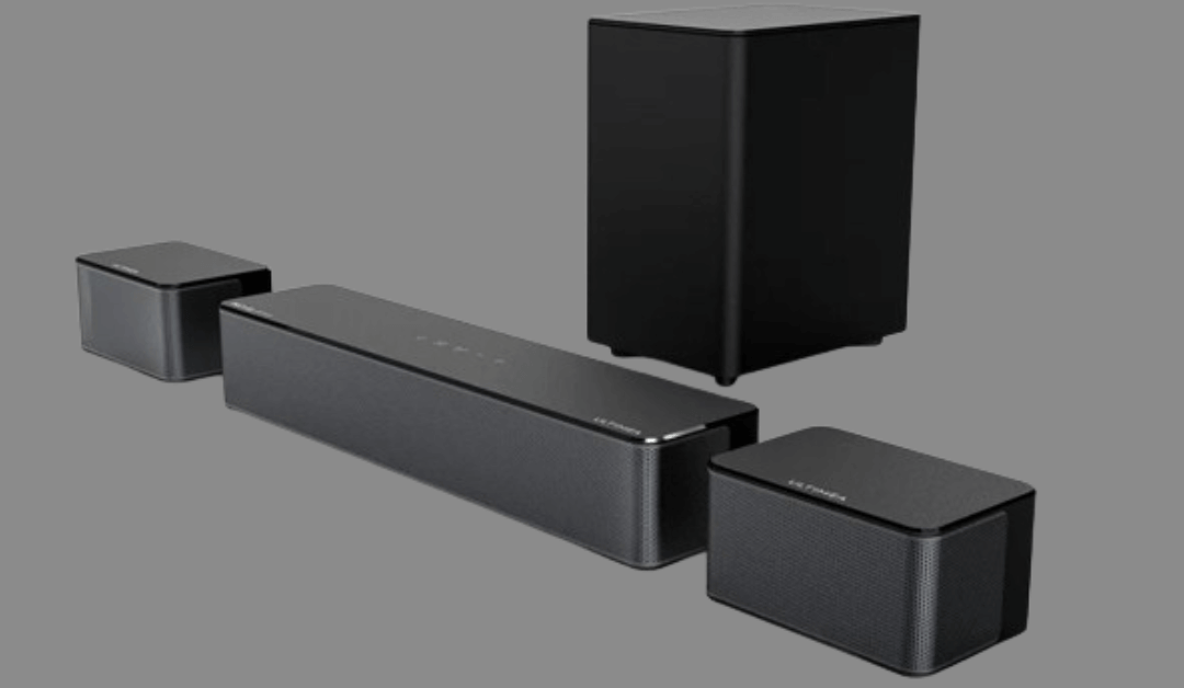 Save $150.00 on ULTIMEA 5.1 Dolby Atmos Sound Bar- 3D Surround Sound System @ Walmart