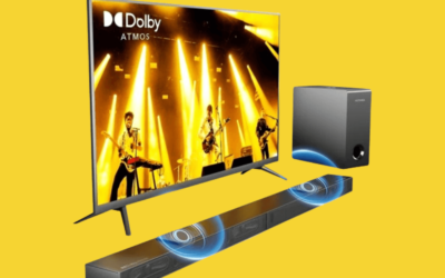 Save $120.00 on ULTIMEA 3.1.2ch Dolby Atmos Sound Bar for TV- 390W Peak Power Soundbar @ Walmart
