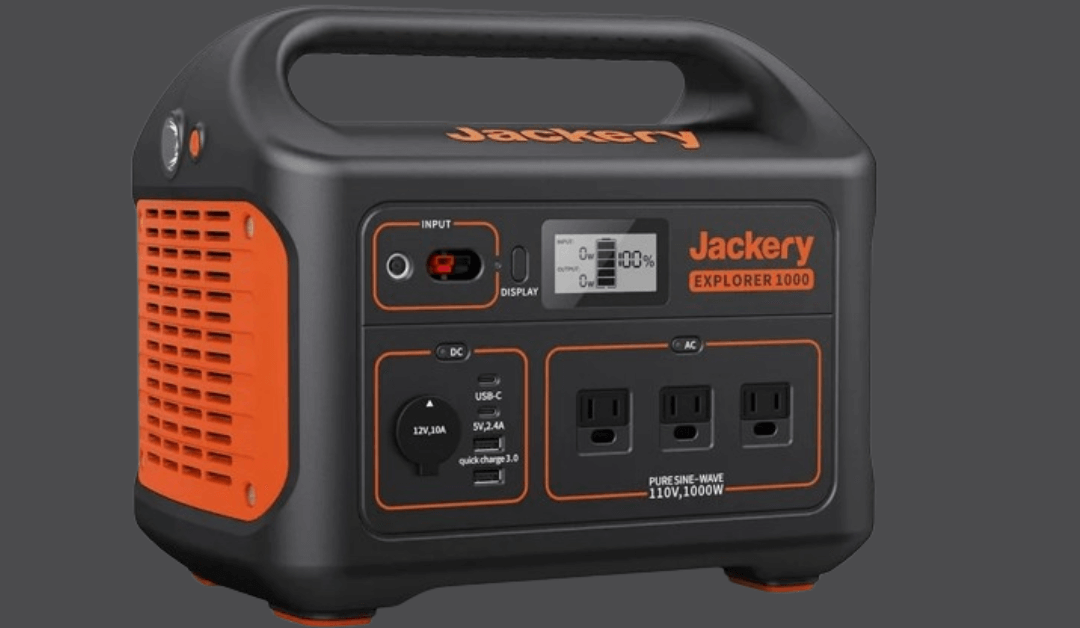 Save $350.00 on Jackery Explorer 1000 Portable Power Station @ Walmart