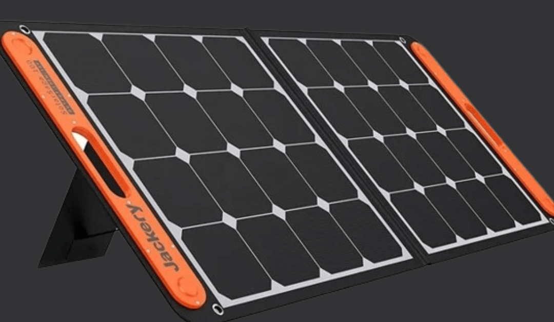 Save $30.00 on Jackery Solar Panel 100W Portable Solar Panel for 240/300/500/1000/1500 @ Walmart