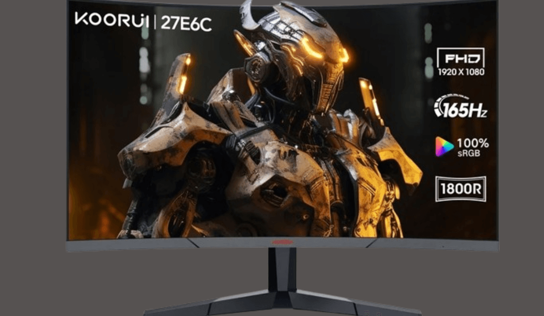 Save $100.00 on KOORUI 27 inch Curved Gaming Monitor @ Walmart