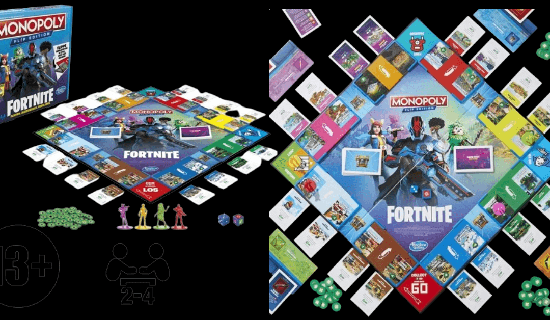 Save $6.82 on Monopoly Fortnite Flip Edition Board Game for Teens and Family @ Walmart