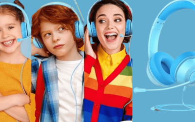 Save $6.01 on Mpow Kids Headphones with Microphone- Kids Online Learning Headset @ Walmart