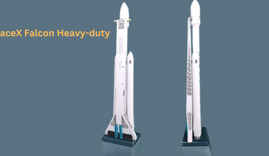 Save $12.34 on SpaceX Falcon Heavy-duty Rocket 3D Paper Model DIY Space Toy @ Walmart