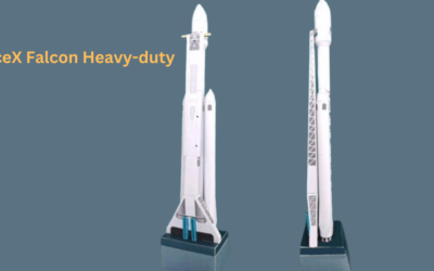 Save $12.34 on SpaceX Falcon Heavy-duty Rocket 3D Paper Model DIY Space Toy @ Walmart