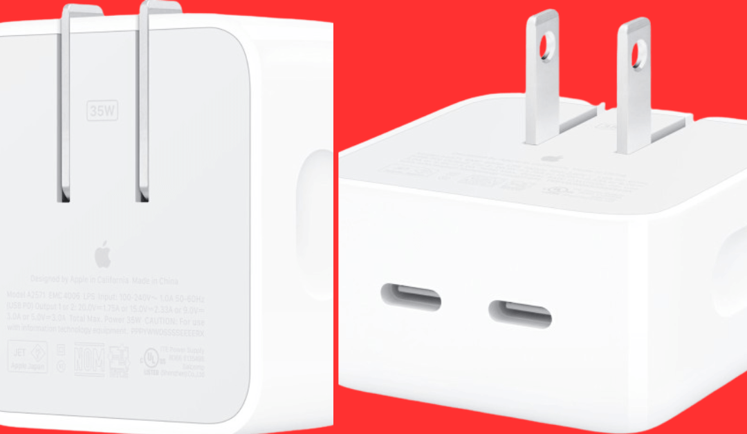 Save $15 on Apple – 35W Dual USB-C Port Compact Power Adapter @ Walmart