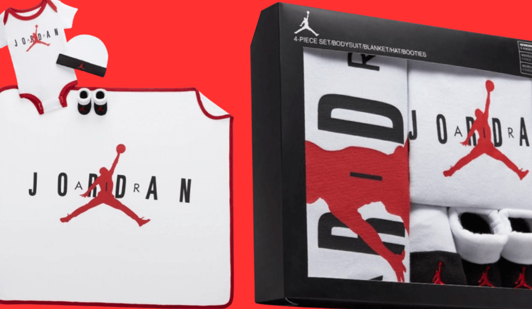 Get 24% off Air Jordan Baby Bodysuit, Beanie, Booties and Blanket Set @ Nike US