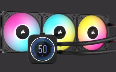 Save $40 on CORSAIR – iCUE H150i ELITE LCD XT 120mm Fans + 360mm Radiator Liquid Cooling @ BestBuy