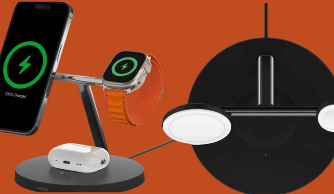 Save $23 on Belkin MagSafe 3-in-1 Wireless Charging Stand with Faster Apple Watch Charging @ BestBuy