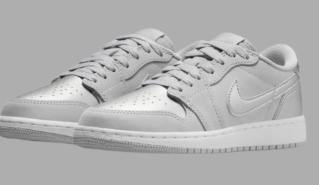 Get Big Kids’ Air Jordan 1 Low Silver for $120.00 @ Nike US