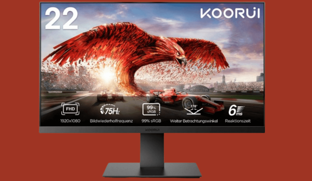 Save $60.00 On KOORUI 22 Inch 75Hz 99%sRGB LED Computer Monitor @ Walmart