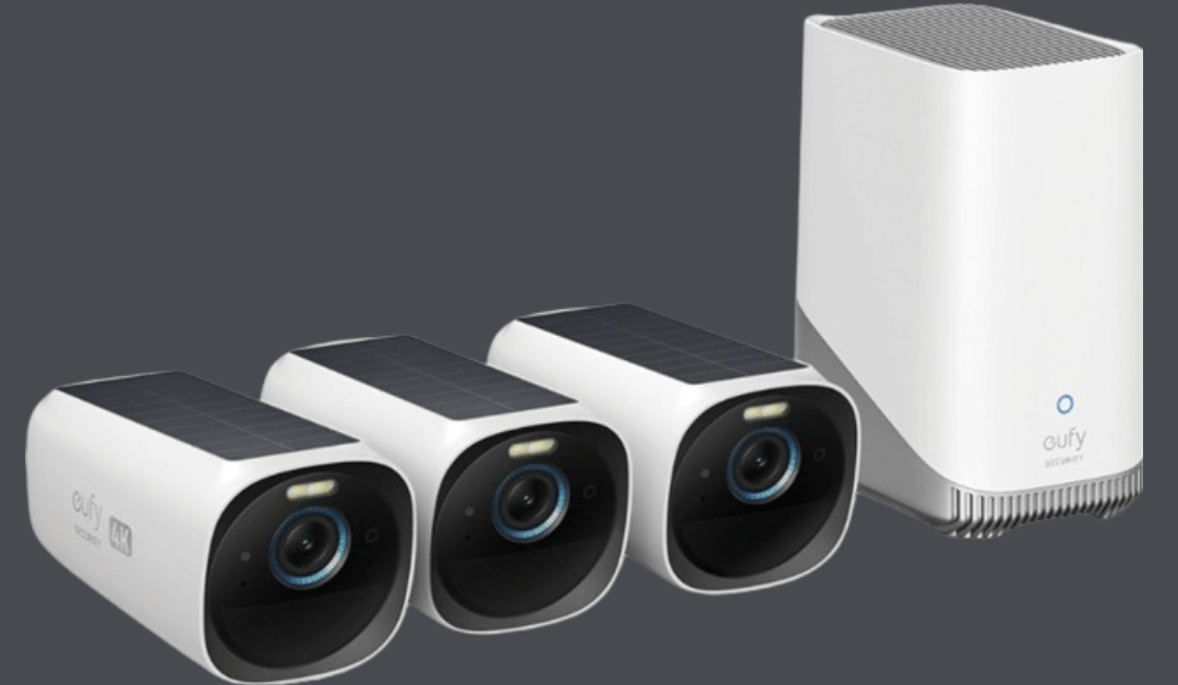Save $100 On eufy Security – eufyCam 3 3-Camera Indoor/Outdoor Wireless 4K Security System @ BestBuy
