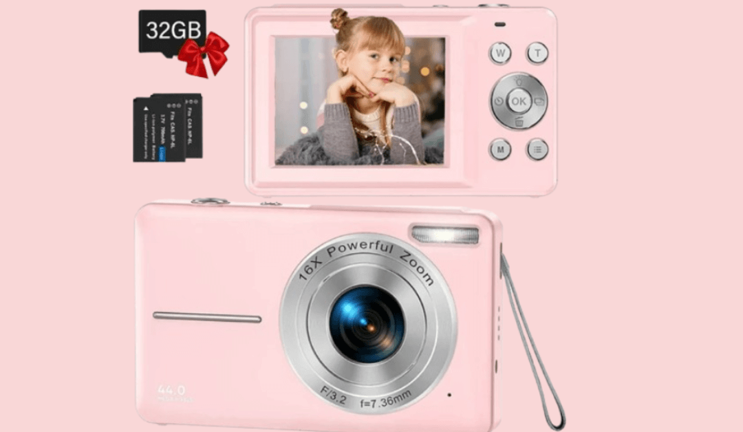 ACTITOP Digital Camera FHD 1080P 44MP 16x Zoom Camera for Kids Video Camera