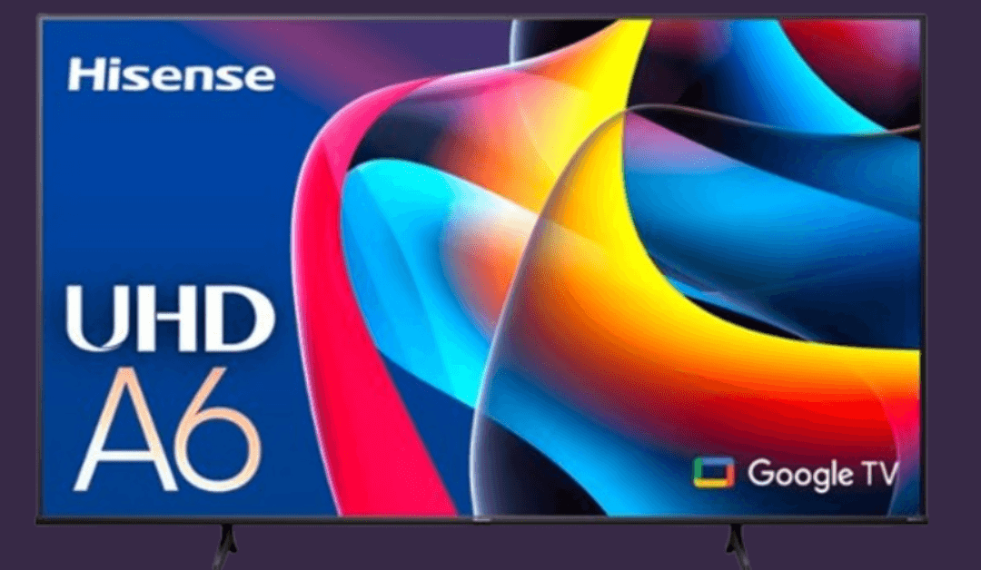 Save $20 On Hisense – 55″ Class A6 Series LED 4K UHD Smart Google TV @ BestBuy